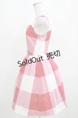 画像2: MILK / GINGHAMドレス  赤 H-25-04-07-1011-ML-OP-KB-ZH