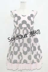 MILK / フラワーチュールドレス  ピンク H-25-04-07-1012-ML-OP-KB-ZT129