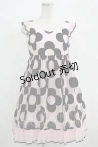 MILK / フラワーチュールドレス  ピンク H-25-04-07-1012-ML-OP-KB-ZT129