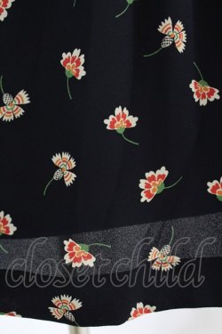 画像4: Jane Marple Dans Le Salon / Floating flowers dirndl skirt  ネイビー H-25-04-07-011-JM-SK-KB-ZH