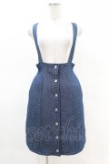Candy Stripper / DENIM QUILT SKIRT M ブルー H-25-04-07-014-PU-SK-KB-ZH