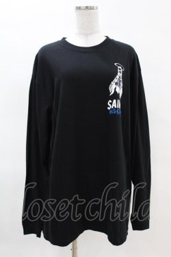 画像1: MILKBOY / SAINT L.S. TEE  ブラック H-25-04-07-031-MB-TO-KB-ZH
