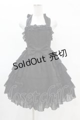 Angelic Pretty / ふんわりフリルホルタージャンパースカート Free ブラック H-25-04-08-001-AP-OP-NS-ZH