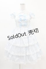 BABY,THE STARS SHINE BRIGHT / リボンミルキーシュガージャンパースカート Free サックス H-25-04-08-003-BA-OP-NS-ZH