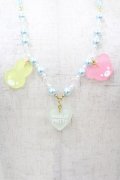 Angelic Pretty / Happy Garlandネックレス  サックス H-25-04-08-052-AP-AC-NS-ZH