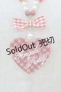 Angelic Pretty / Lovelyギンガムネックレス  レッド H-25-04-08-054-AP-AC-NS-ZH