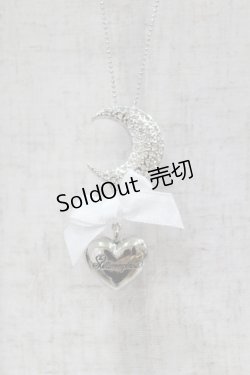 画像1: metamorphose / ムーン&ハートネックレス  シルバー H-25-04-08-057-ME-AC-NS-ZH