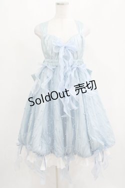 画像1: Paltry Star Shine（海外ロリータブランド） / Bubble Jelleyfishジャンパースカート L サックス H-25-04-08-1001-GO-OP-NS-ZH