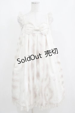 画像1: Choker Rabbit（海外ロリータブランド） / バンビ柄ジャンパースカート XL アイボリー H-25-04-08-1023-GO-OP-NS-ZH
