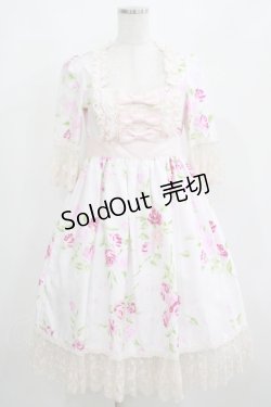 画像1: JESUS DIAMANTE / アントワーヌワンピ 40 ぼかし薔薇ピンク H-25-04-08-1024-JE-OP-NS-ZH
