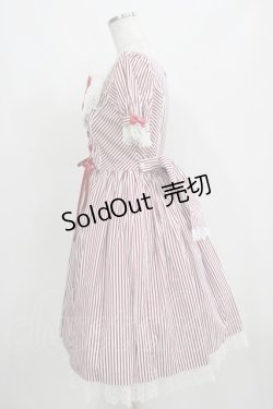 画像2: Angelic Pretty / Fancy Stripeワンピース Free レッド H-25-04-08-1026-AP-OP-NS-ZH