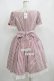 画像3: Angelic Pretty / Fancy Stripeワンピース Free レッド H-25-04-08-1026-AP-OP-NS-ZH (3)