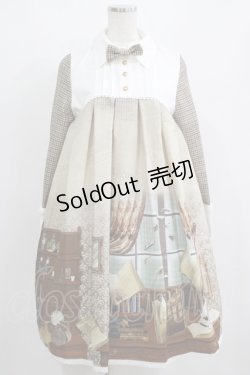 画像1: ALICE and the PIRATES / Dear Sir,〜ベイカー街の不思議なミステリー〜ワンピース Free ベージュ H-25-04-08-1027-PA-OP-NS-ZH