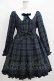 画像1: Dear Celine / チェックリボンワンピース M ネイビー H-25-04-08-1028-LO-OP-NS-ZH (1)