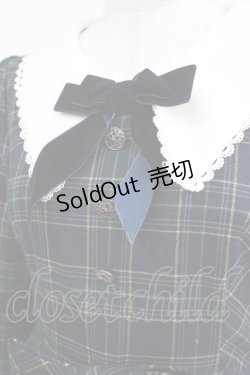 画像4: Dear Celine / チェックリボンワンピース M ネイビー H-25-04-08-1028-LO-OP-NS-ZH