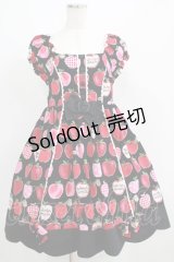 metamorphose / りんごスカラップ切替ジャンパースカート Free ブラック H-25-04-08-1029-ME-OP-NS-ZH