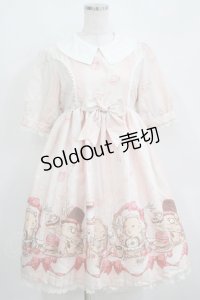 All Kinds of Fur（海外ロリータブランド） / ねずみプリントワンピース M ピンク H-25-04-08-1033-GO-OP-NS-ZH