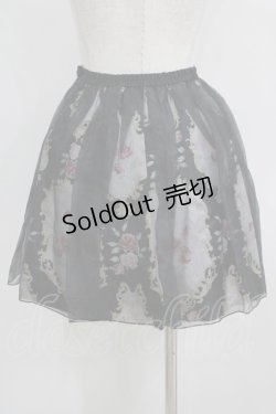画像3: JESUS DIAMANTE / ロマンティックプリンセススカート 38 オーナメントブラック H-25-04-08-1042-JE-SK-NS-ZH