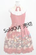 R-SERIES / （海外ロリータブランド）春告げパンダジャンパースカート M レッド H-25-04-08-1005-EL-OP-NS-ZH