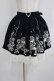 画像1: metamorphose / プードルプリントスカート Free ブラック H-25-04-08-1044-ME-SK-NS-ZH (1)