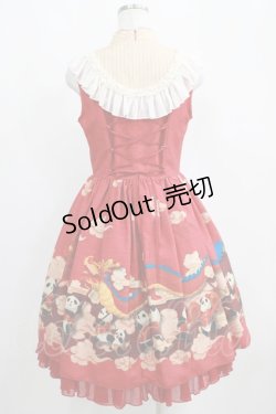 画像3: R-SERIES / （海外ロリータブランド）春告げパンダジャンパースカート M レッド H-25-04-08-1005-EL-OP-NS-ZH