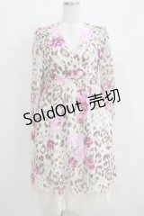 JESUS DIAMANTE / ロイヤルワンピース 40 ヒョウ薔薇 H-25-04-08-1050-JE-OP-NS-ZH