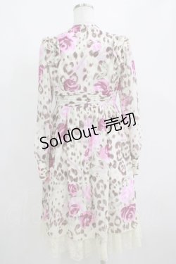 画像3: JESUS DIAMANTE / ロイヤルワンピース 40 ヒョウ薔薇 H-25-04-08-1050-JE-OP-NS-ZH