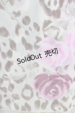 画像4: JESUS DIAMANTE / ロイヤルワンピース 40 ヒョウ薔薇 H-25-04-08-1050-JE-OP-NS-ZH