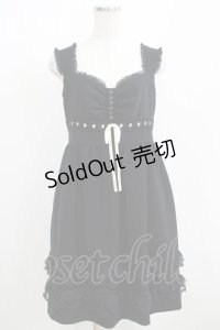 JESUS DIAMANTE / シシリアワンピース 42 ブラック H-25-04-08-1053-JE-OP-NS-ZH