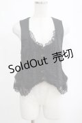 axes femme / レース切替ベスト M ブラック H-25-04-08-1064-AX-TO-NS-ZH