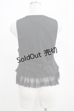 画像3: axes femme / レース切替ベスト M ブラック H-25-04-08-1064-AX-TO-NS-ZH