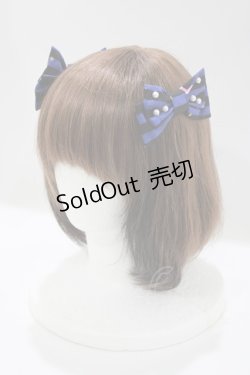 画像1: metamorphose / Candy Star Rabbitヘアコーム  ネイビー H-25-04-08-1072-ME-AC-NS-ZH