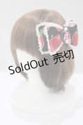 metamorphose / りんごリボンバレッタ  ブラック H-25-04-08-1074-ME-ZA-NS-ZH