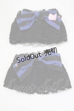 画像1: metamorphose / Candy Star Rabbit レースカフス  ブラック H-25-04-08-1077-ME-ZA-NS-ZH