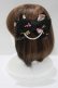 画像2: metamorphose / メロディプードルリボンバレッタ  ブラック H-25-04-08-1080-ME-AC-NS-ZH (2)