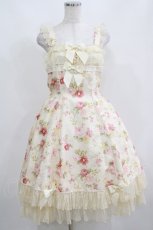 画像1: BABY,THE STARS SHINE BRIGHT / オールドローズジャンパースカート Free アイボリー H-25-04-08-1010-BA-OP-NS-ZH (1)