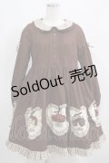 Lyre Ivy（海外ロリータブランド） / Coffee House of the Catsワンピース L ブラウン H-25-04-08-1011-GO-OP-NS-ZH