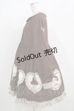 画像2: Lyre Ivy（海外ロリータブランド） / Coffee House of the Catsワンピース L ブラウン H-25-04-08-1011-GO-OP-NS-ZH