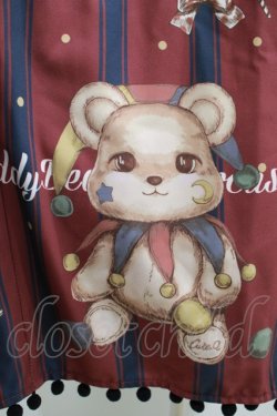 画像4: Cute Q（海外ロリータブランド） / Circus Teddy Bearワンピース Free ボルドー H-25-04-08-1012-EL-OP-NS-ZH