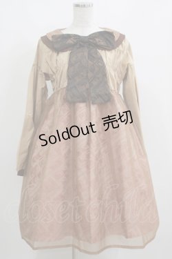 画像1: PINK UP（海外ロリータブランド） / チョコレートワンピースセット 2 モカ H-25-04-08-1019-LO-OP-NS-ZH