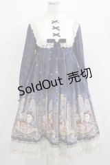 Honey Honey（海外ロリータブランド） / Cats' Astrologyワンピース S ネイビー H-25-04-08-1022-EL-OP-NS-ZH