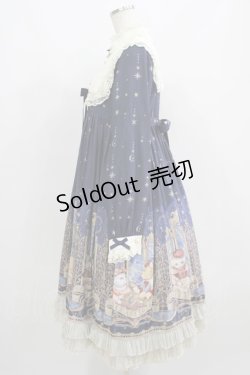 画像2: Honey Honey（海外ロリータブランド） / Cats' Astrologyワンピース S ネイビー H-25-04-08-1022-EL-OP-NS-ZH