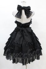 画像2: Angelic Pretty / ふんわりフリルホルタージャンパースカート Free ブラック H-25-04-08-001-AP-OP-NS-ZH (2)