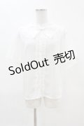 axes femme kawaii / ドットチュール半袖ブラウス M オフ H-25-04-08-007-AX-BL-NS-ZH