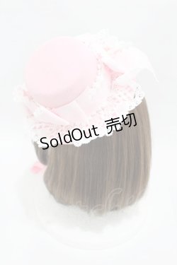 画像2: BABY,THE STARS SHINE BRIGHT / Strawberry Sweetheart Cakeミニハット  ピンク H-25-04-08-016-BA-AC-NS-ZH