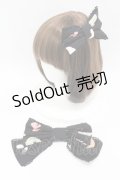 Angelic Pretty / ア・ラ・カルトティータイムバレッタ+リボンブローチ  ブラック H-25-04-08-021-AP-AC-NS-ZH