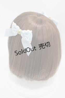 画像2: BABY,THE STARS SHINE BRIGHT / Princess Lacy Bouquet リボンコーム  サックス H-25-04-08-025-BA-AC-NS-ZH