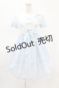 BABY,THE STARS SHINE BRIGHT / Sugar Rose Tea Timeプリントワンピース Free サックス H-25-04-08-002-BA-OP-NS-ZH