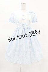 BABY,THE STARS SHINE BRIGHT / Sugar Rose Tea Timeプリントワンピース Free サックス H-25-04-08-002-BA-OP-NS-ZH