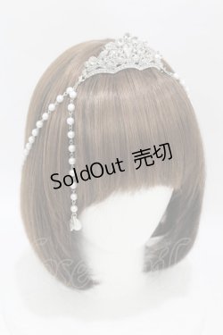 画像1: metamorphose / パールチャーム付きティアラ  シルバー H-25-04-08-028-ME-AC-NS-ZH